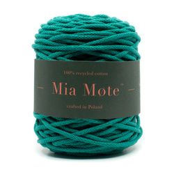 Mia Mote™ Basic Line sznurek bawełniany 5mm malachite green