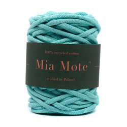 Mia Mote™ Extra Lush Line Sznurek bawełniany 7mm mint amazonite