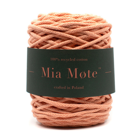 Mia Mote™ Basic Line sznurek bawełniany 5mm peach moonstone