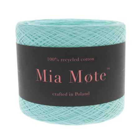 Mia Mote™ Green Cotton MOTE mint amazonite 4-nitki