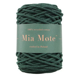 Mia Mote™ Thinny Line sznurek bawełniany 3mm emerald