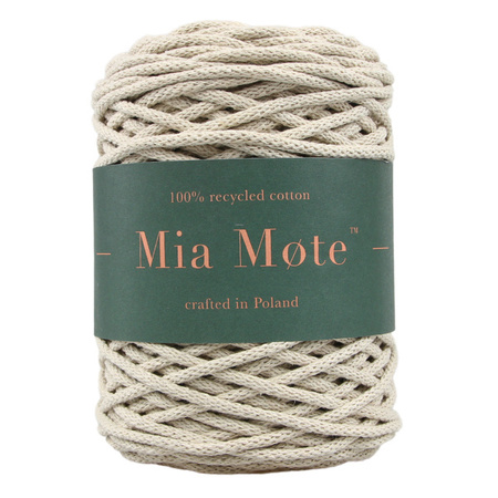 Mia Mote™ Thinny Line sznurek bawełniany 3mm ivory