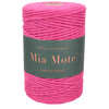 Mia Mote™ Classic Line Sznurek bawełniany skręcany do makramy 3mm radiant orchid