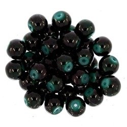 Koraliki Szklane Jadeitowe Jade Malachit 10mm