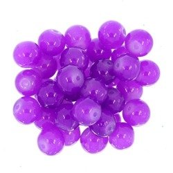 Koraliki Szklane Jadeitowe Jade  Ultra Violet 10mm