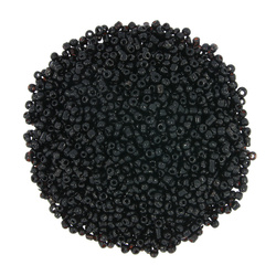 Koraliki paciorki szklane drobne seed beads do beadingu sutaszu 1.9mm black