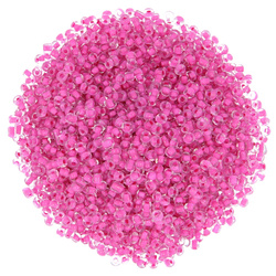 Koraliki paciorki szklane drobne seed beads do beadingu sutaszu 1.9mm różowy ciemny