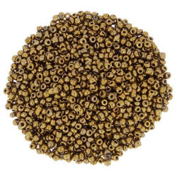 Koraliki paciorki szklane drobne seed beads do beadingu sutaszu 2mm kasztanowy 30g