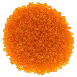 Koraliki paciorki szklane drobne seed beads do beadingu sutaszu 2mm pomarańczowy