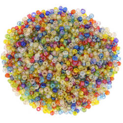 Koraliki paciorki szklane drobne seed beads do beadingu sutaszu 2mm wielokolorowy