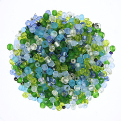 Koraliki paciorki szklane drobne seed beads do beadingu sutaszu Wielokolorowy 2~4mm
