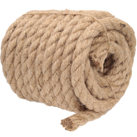 3PLY Sznur lina jutowa żeglarska kręcona dekoracyjna eco 30mm