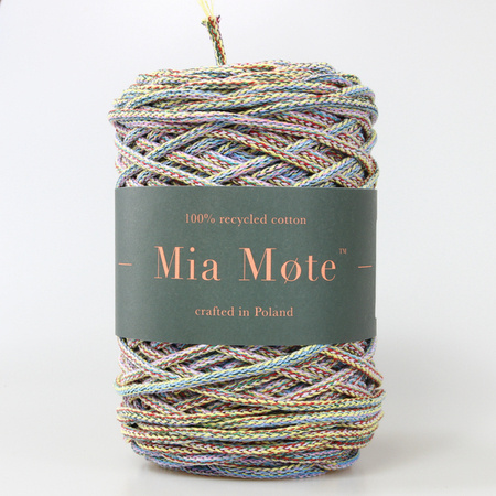 Mia Mote™ Basic Line sznurek bawełniany 5mm miraże ombre strip