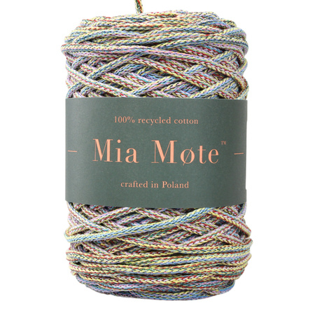 Mia Mote™ Basic Line sznurek bawełniany 5mm miraże ombre strip