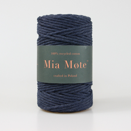 Mia Mote™ Classic Line Sznurek bawełniany skręcany do makramy 5mm Sodalite