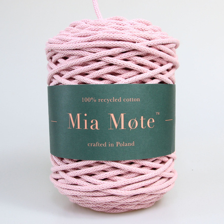 Mia Mote™ Lush Line Sznurek bawełniany 5mm pink pearl