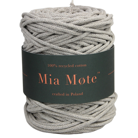 Mia Mote™ OUTLET CUT Basic Line sznurek bawełniany 5mm flaxy river stone