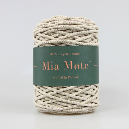 Mia Mote™ Thinny Line sznurek bawełniany 3mm ivory