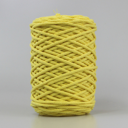 Mia Mote™ Thinny Line sznurek bawełniany 3mm yellow calcite