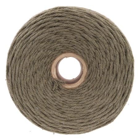 Sznurek bawełniany skręcany do makramy eco khaki 2mm