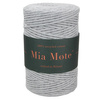 Mia Mote™ Classic Line Sznurek bawełniany skręcany do makramy 3mm basalt grit